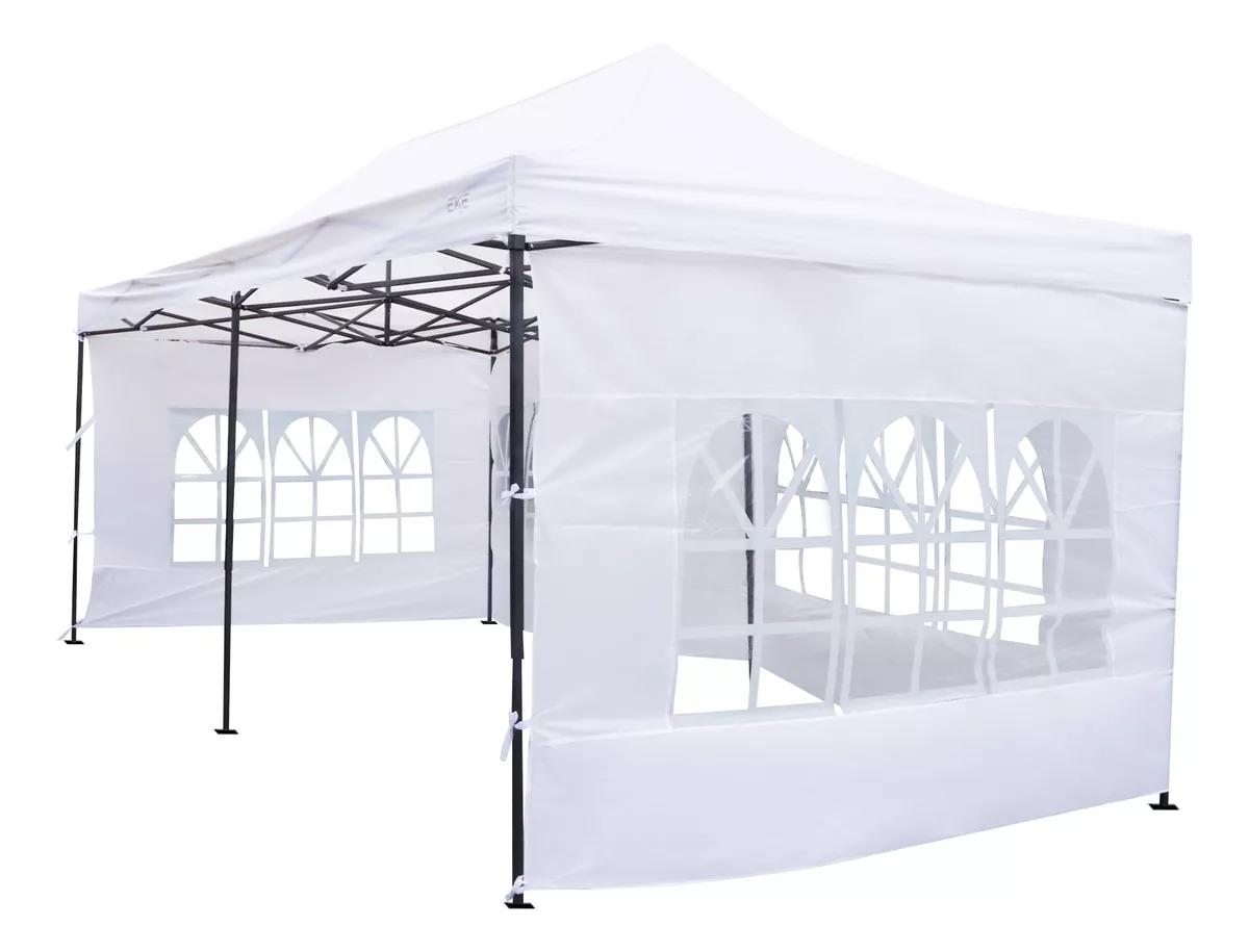 Foto 2 pulgar | Toldo Carpa Plegable 3 X 6 Blanco Eventos Jardin Negocio Eke