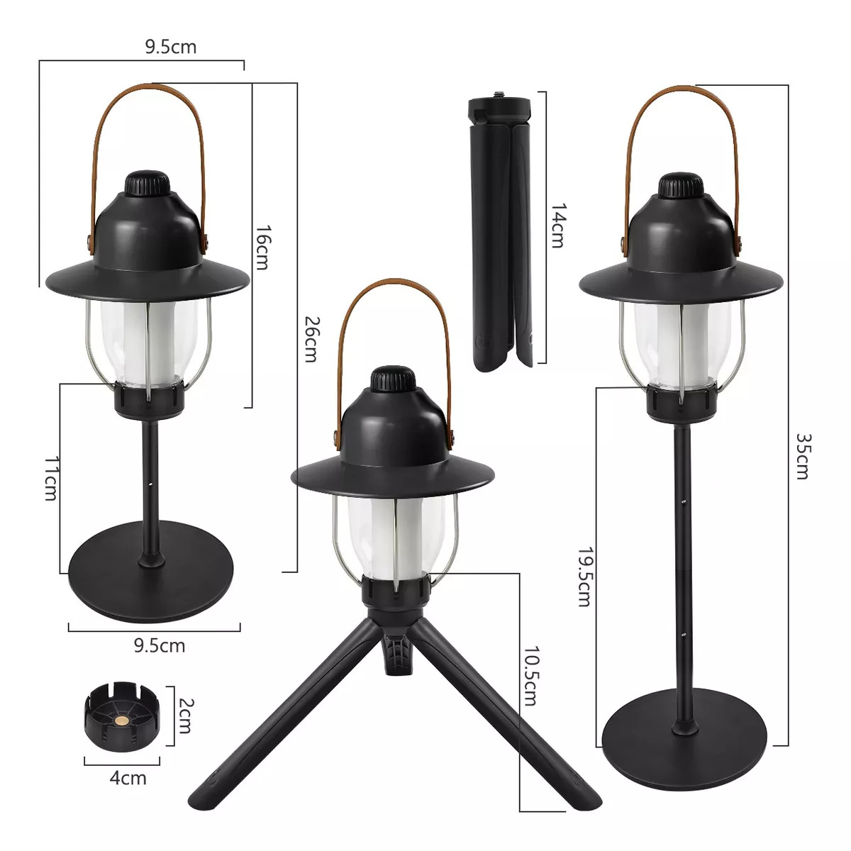 Foto 4 pulgar | Luz de Camping Eo Safe Imports ESI-10503 Negro Portátil Impermeable