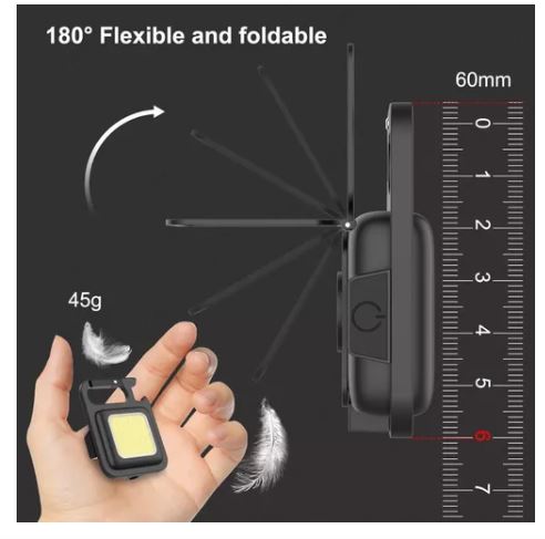 Foto 2 | Mini Llavero con Lámpara Táctica