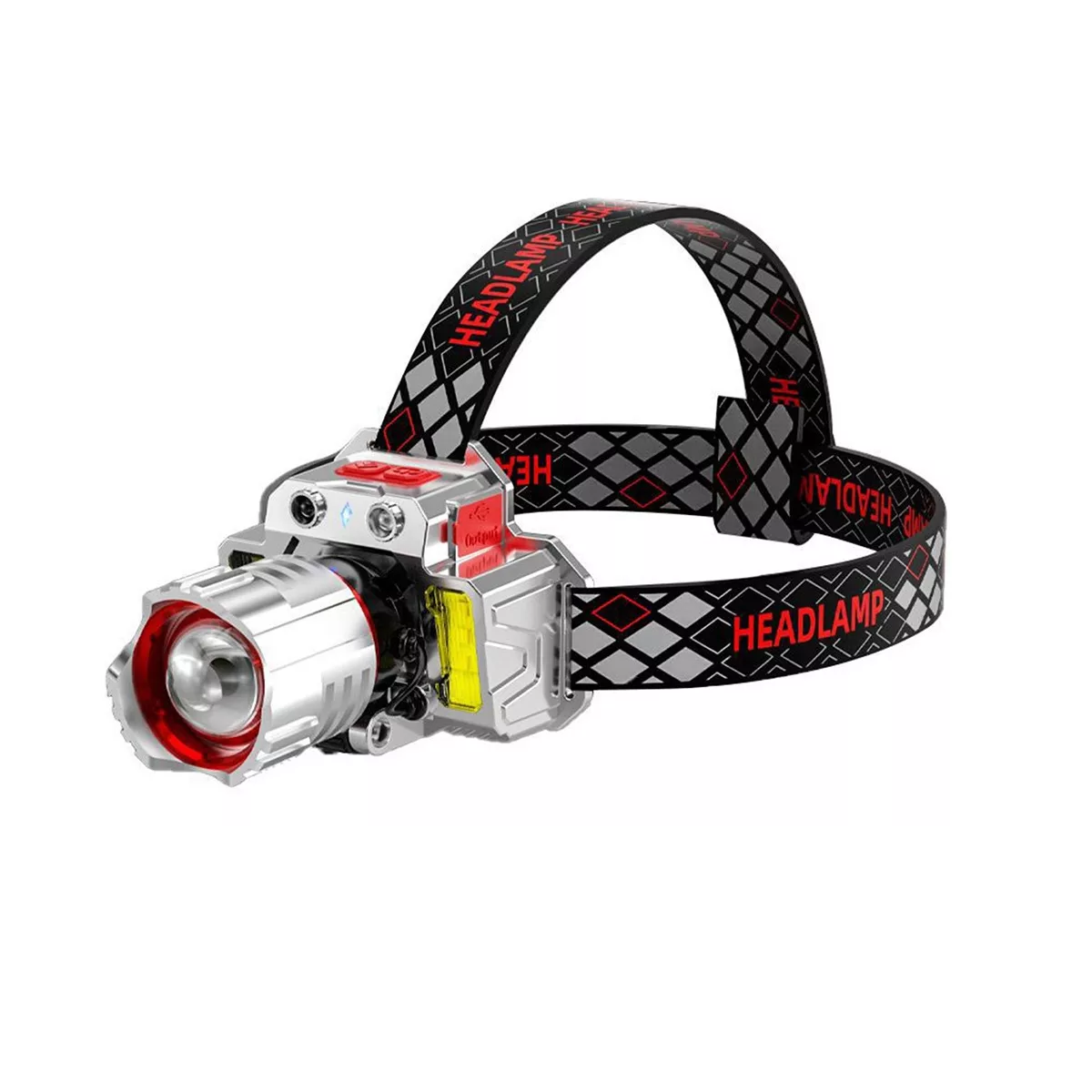 Lámpara De Cabeza Led Minera Recargable Accesorios Tacticos Eo Safe Imports Esi-13896 Multicolor
