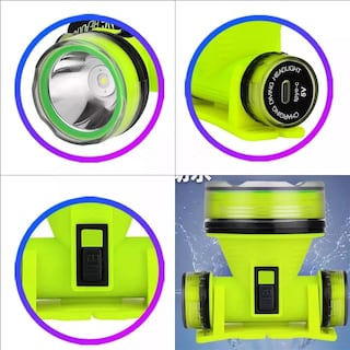 Foto 3 | Lámpara De Buceo Usb C Profesional Sumergible De 10000 Lúmen Eo Safe Imports Esi-13891 Multicolor