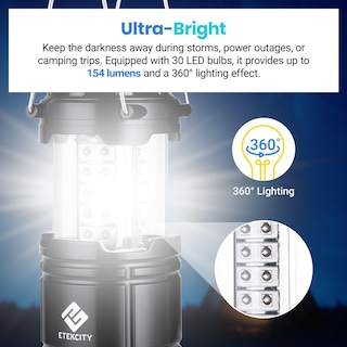 Foto 2 | Lantern Etekcity Camping Essentials - Luces Led (154 Lm, 2 Unidades) - Venta Internacional.