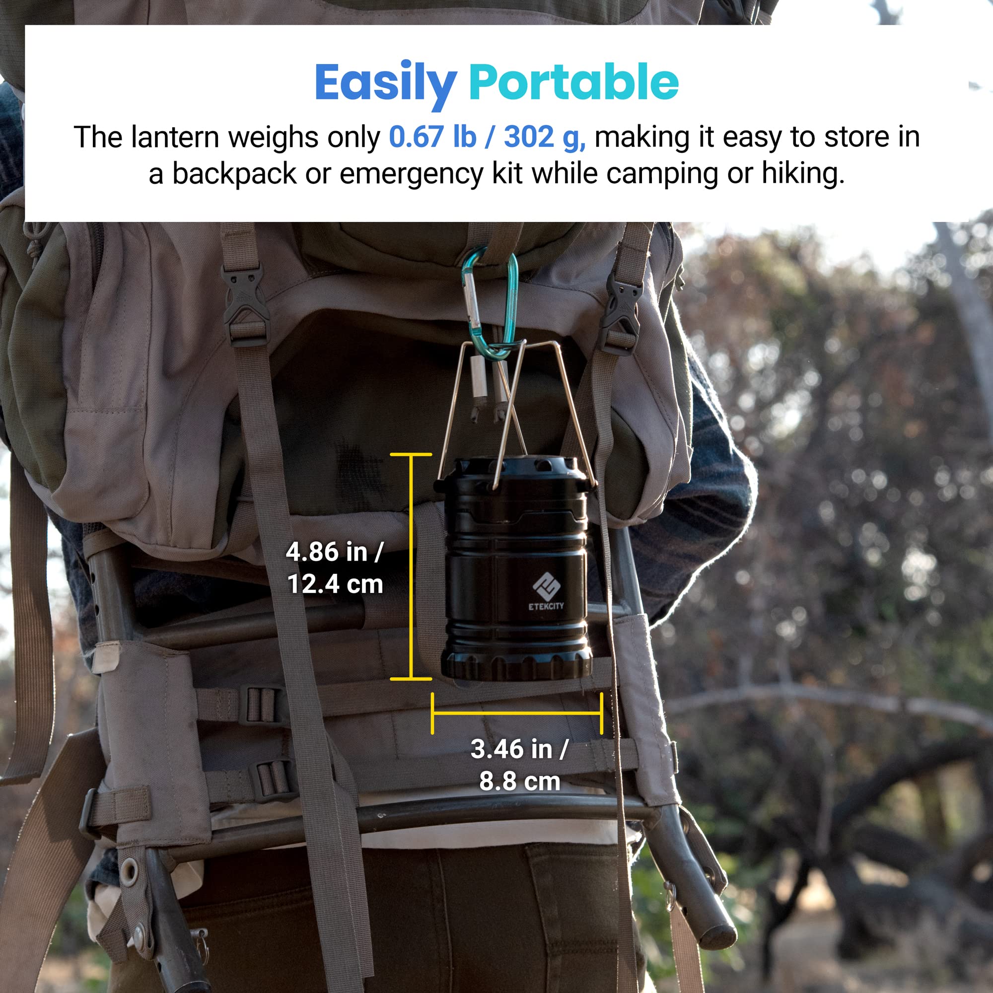 Foto 4 pulgar | Lantern Etekcity Camping Essentials - Luces Led (154 Lm, 2 Unidades) - Venta Internacional.