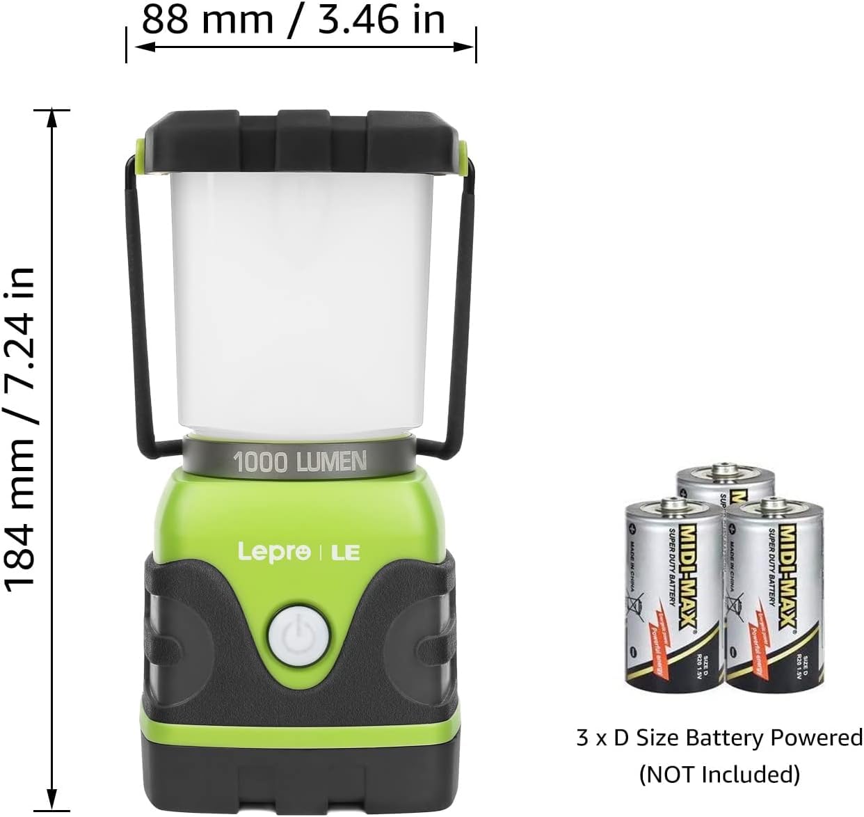 Foto 7 pulgar | Farol De Camping Ever Le 1000lm A Prueba De Agua - Venta Internacional.