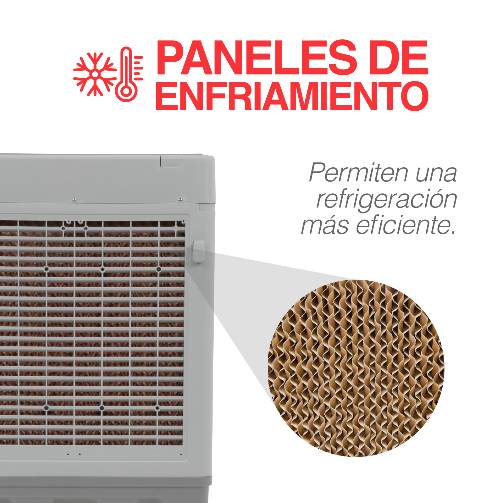 Foto 5 | Enfriador De Aire 3 En 1 Polar-14700cfm Aire Lavado Portátil 3 Velocidades Capacidad 80l P/ 70 A 100 M2 Color Blanco G