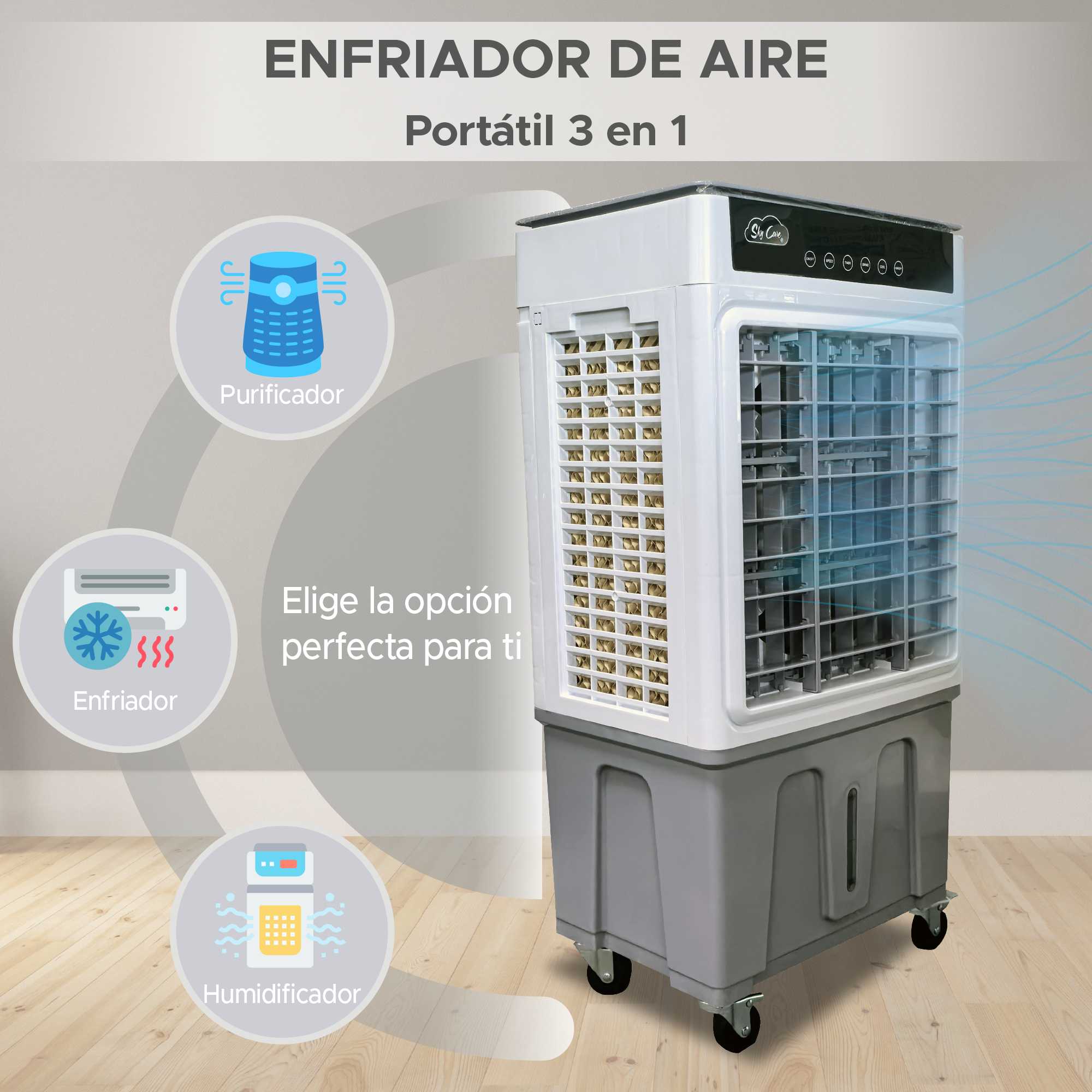 Foto 3 pulgar | Enfriador Evaporativo Sky Care 30 L