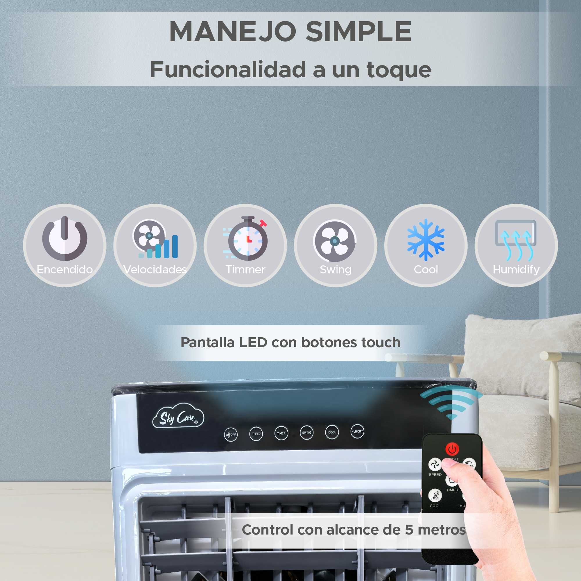 Foto 4 | Enfriador Evaporativo Sky Care 30 L