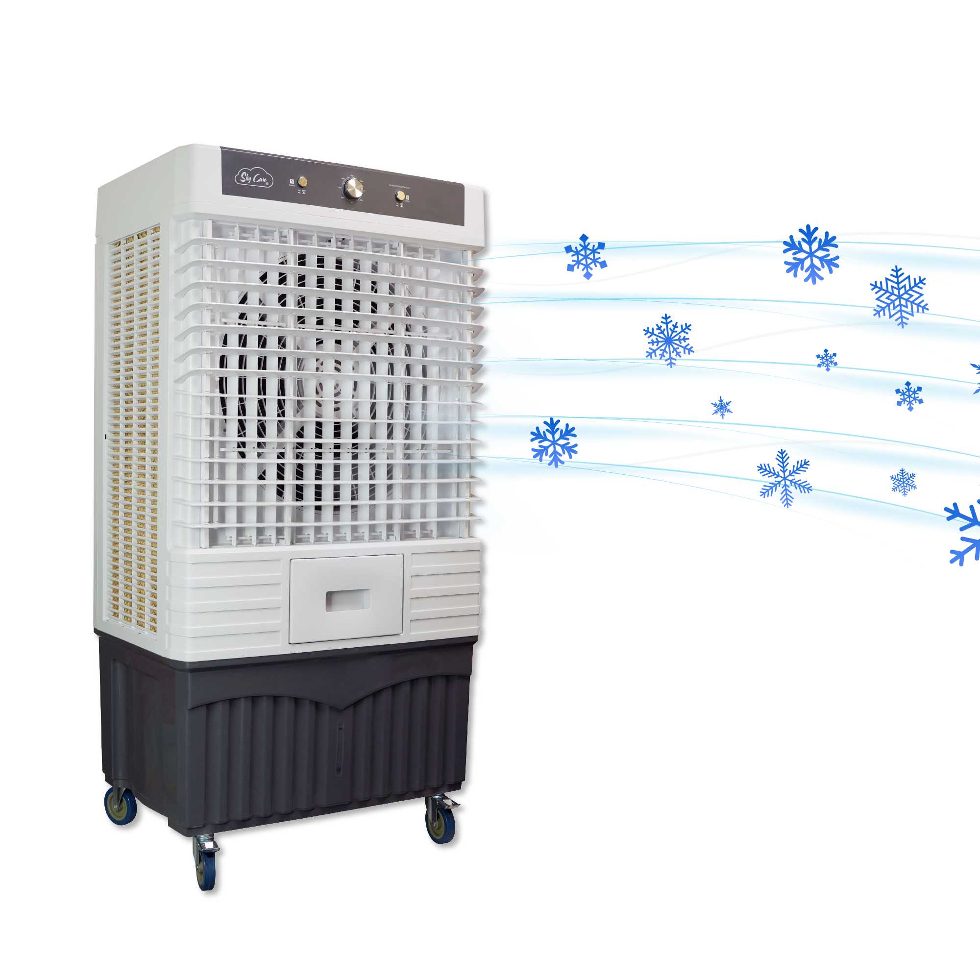 Foto 2 pulgar | Enfriador Evaporativo 140 l Portátil y Potente Ideal para Eventos al Aire Libre y Espacios Amplios
