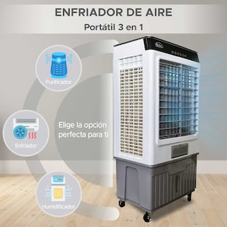 Foto 2 | Enfriador Portátil de Aire Evaporativo 55l 3 en 1 Ideal para Áreas Amplias