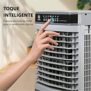 Foto 4 | Enfriador De Aire Evaporativo Control Remoto Temporizador Gris