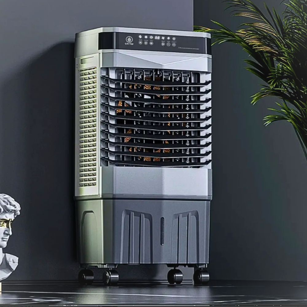 Foto 6 | Enfriador De Aire Evaporativo Control Remoto Temporizador Gris