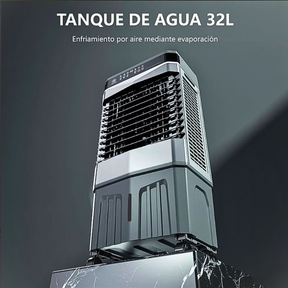 Foto 6 | Enfriador De Aire Evaporativo Portátil Interior Exterior 32l Gris