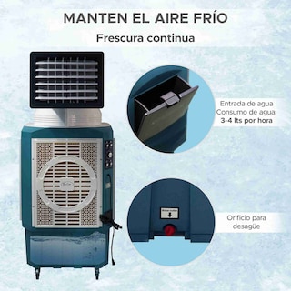 Foto 7 | Enfriador De Aire Evaporativo Sky Care 130 Litros