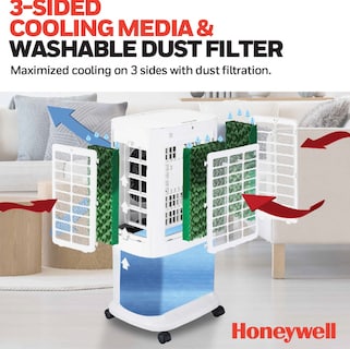 Foto 6 | Enfriador De Aire Para Exterior E Interior Honeywell Cs078peu | 7 Litros |enfriamiento 11m2