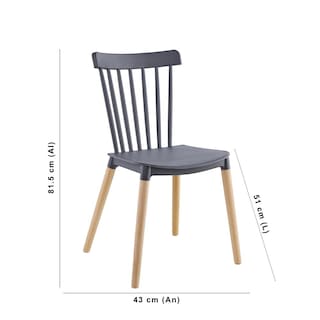 Foto 5 | 4 Sillas De Comedor French Modernas Y Minimalsitas Con Patas De Madera - Midtown Concept