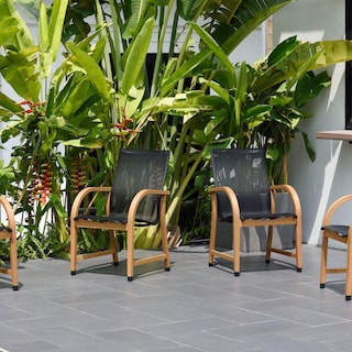 Foto 2 | Set 4 Sillas Manhattan Carver Midtown Concept color Negro