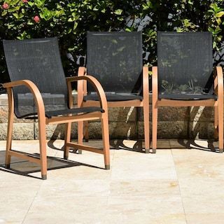 Foto 3 | Set 4 Sillas Manhattan Carver Midtown Concept color Negro