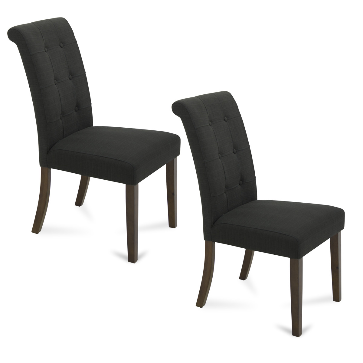 Set De 2 Sillas Tamarindo Zar Tela Gris Oxford