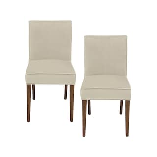 Foto 1 | Silla Tamarindo Faz Tela Beige Set De 2 piezas