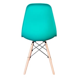 Foto 3 | Sillas Eames Kecompras color Turquesa 4 Piezas