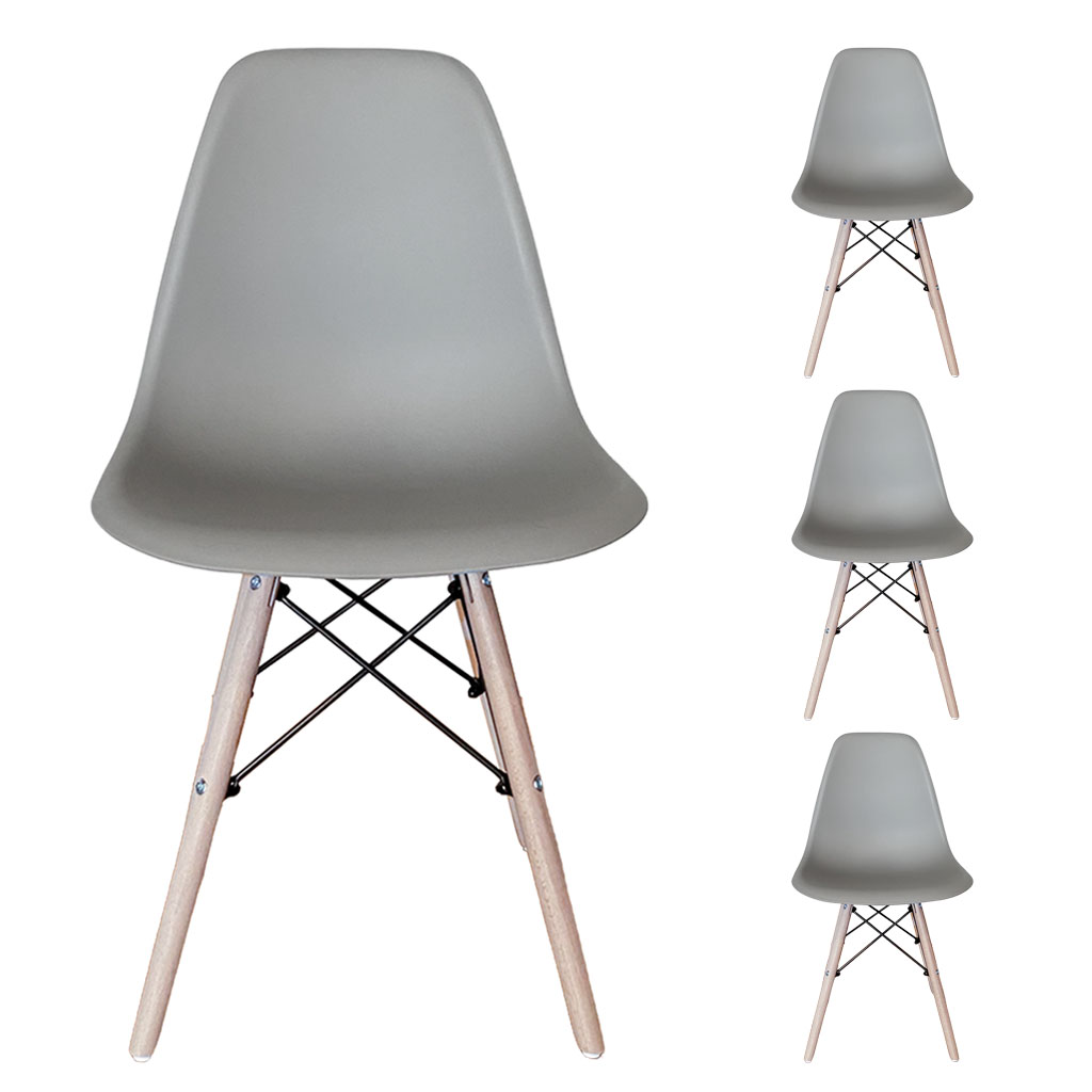 Foto 1 | Silla Eames Kecompras color Gris