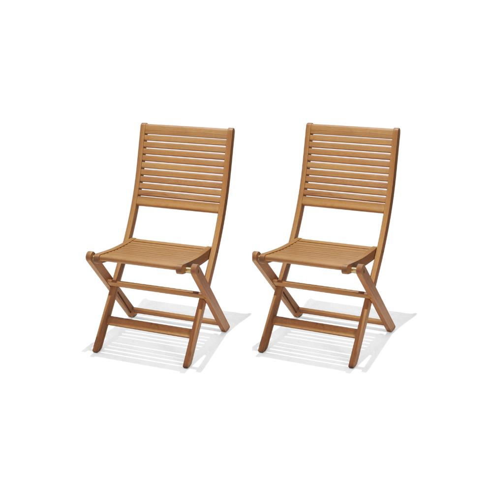 Silla de Jardín de Madera Midtown Concept Kingsbury 2 Piezas
