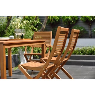 Foto 3 | Silla de Jardín de Madera Midtown Concept Kingsbury 2 Piezas
