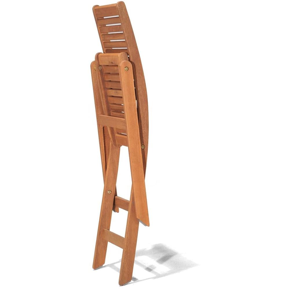Foto 7 | Silla de Jardín de Madera Midtown Concept Kingsbury 2 Piezas