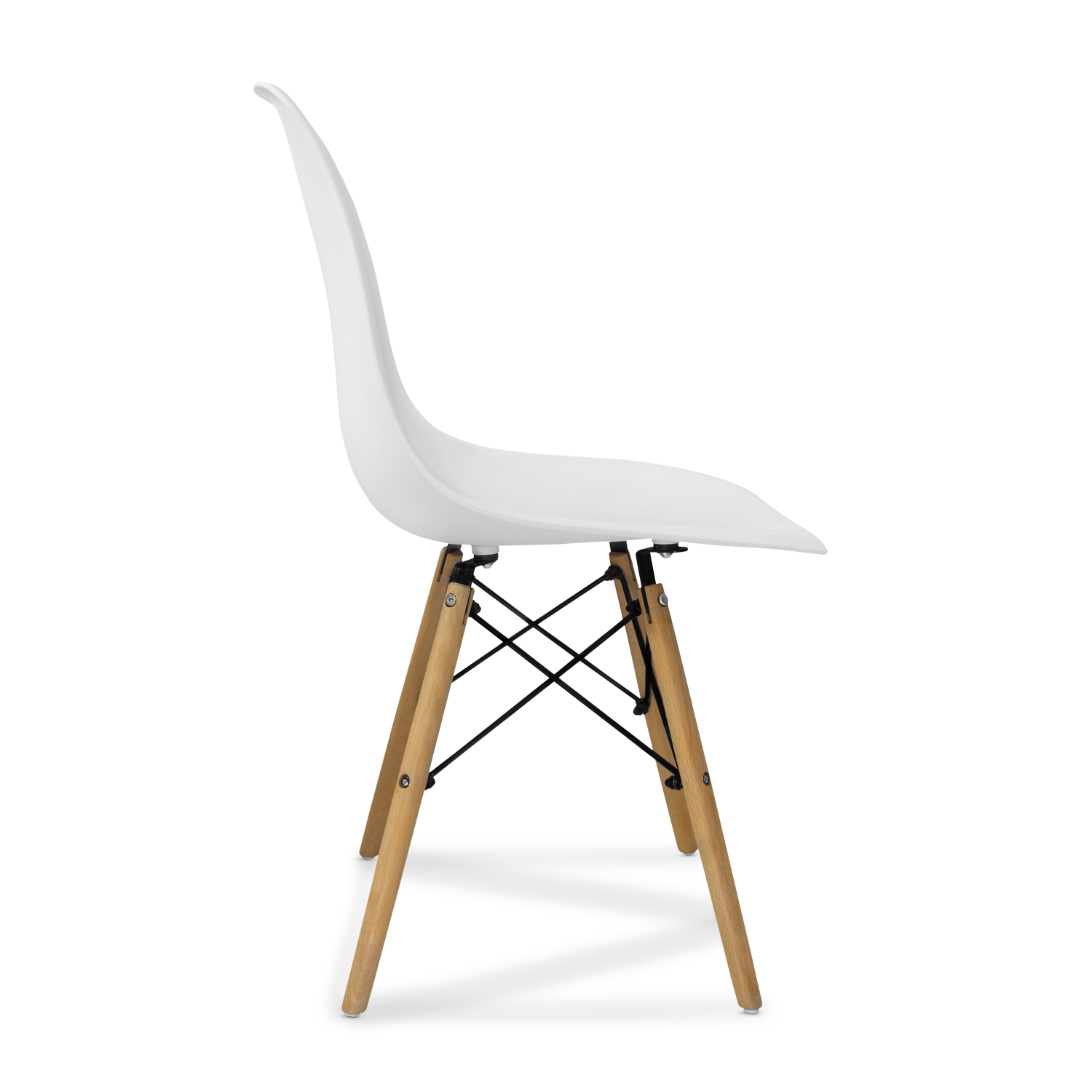 Foto 4 pulgar | Set de 4 Sillas Modernas Andromeda Inc para Comedor color  Blanco