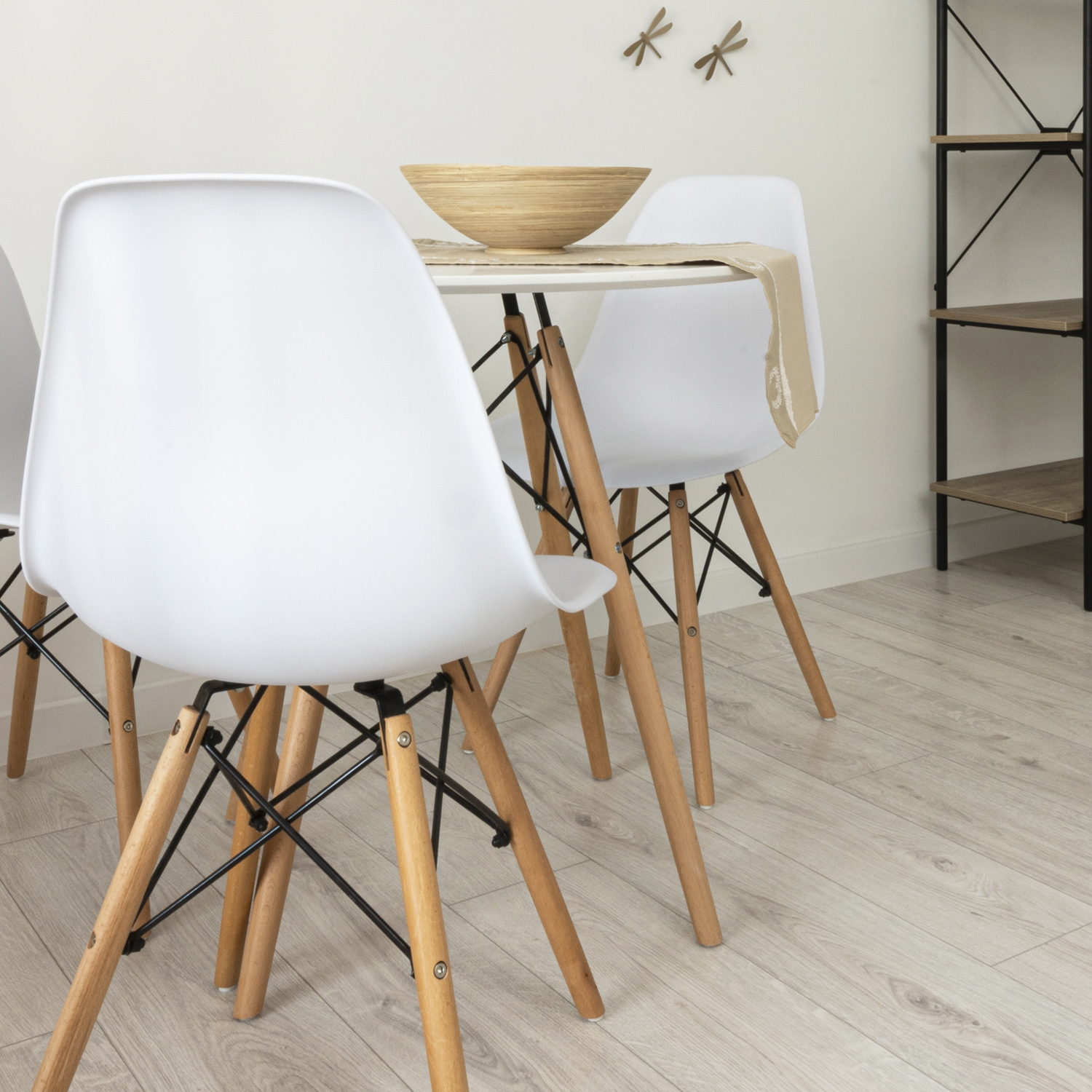 Foto 9 pulgar | Set de 4 Sillas Modernas Andromeda Inc para Comedor color  Blanco