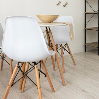 Foto 8 | Set de 4 Sillas Modernas Andromeda Inc para Comedor color Blanco