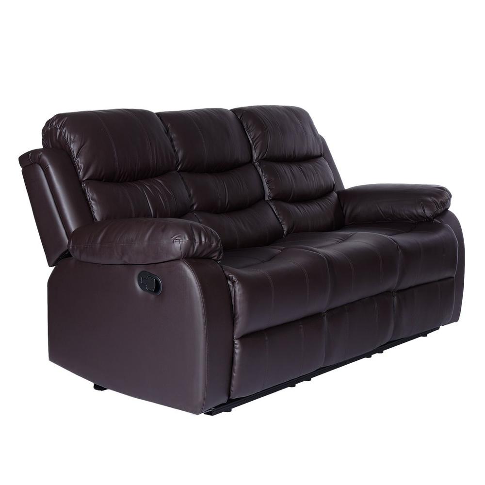 Foto 4 | Sillón Reposet Reclinable 3 Cuerpos Tapizado En Simil Cuero