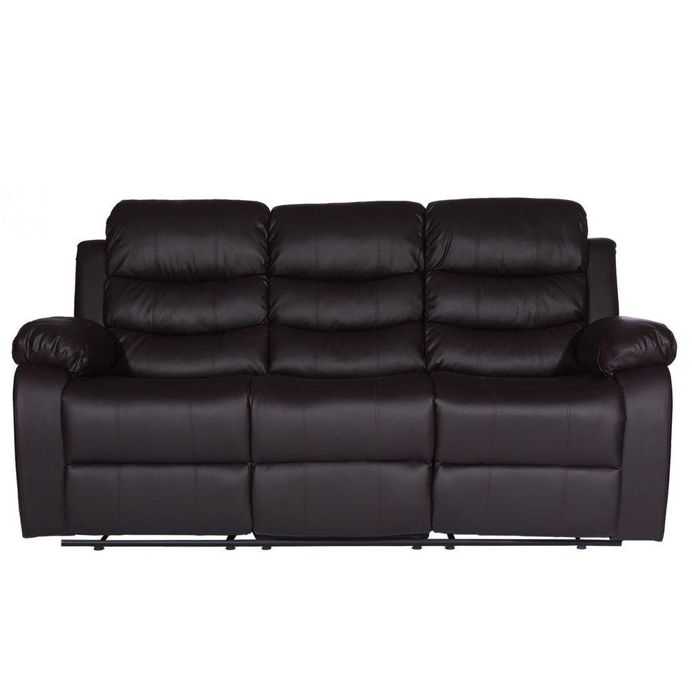 Foto 5 | Sillón Reposet Reclinable 3 Cuerpos Tapizado En Simil Cuero