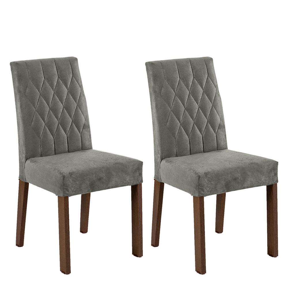 Foto 1 | Sillas para Comedor Madesa Gris 2 Piezas