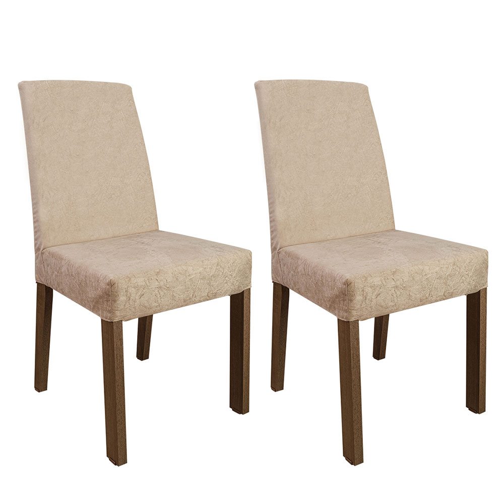 Foto 2 pulgar | Kit Sillas de Comedor Madesa 42555Z2 Marrón 2 Piezas
