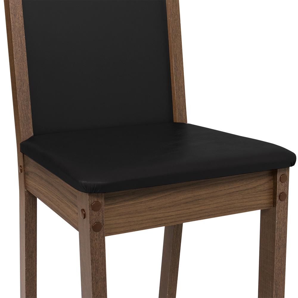 Foto 5 pulgar | Kit de 4 Sillas Madesa 4280 con Asiento Tapizado en Opciones Neutras y Colores Vibrantes