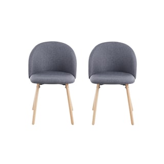 Foto 1 | Set Sillas de Comedor Midtown Concept Grises 2 Piezas