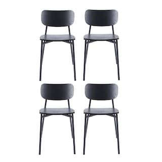Foto 1 | Set Sillas de Madera Midtown Concept Negras 4 Piezas