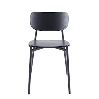 Foto 3 | Set Sillas de Madera Midtown Concept Negras 4 Piezas