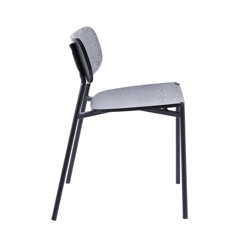 Foto 4 | Set Sillas de Madera Midtown Concept Negras 4 Piezas