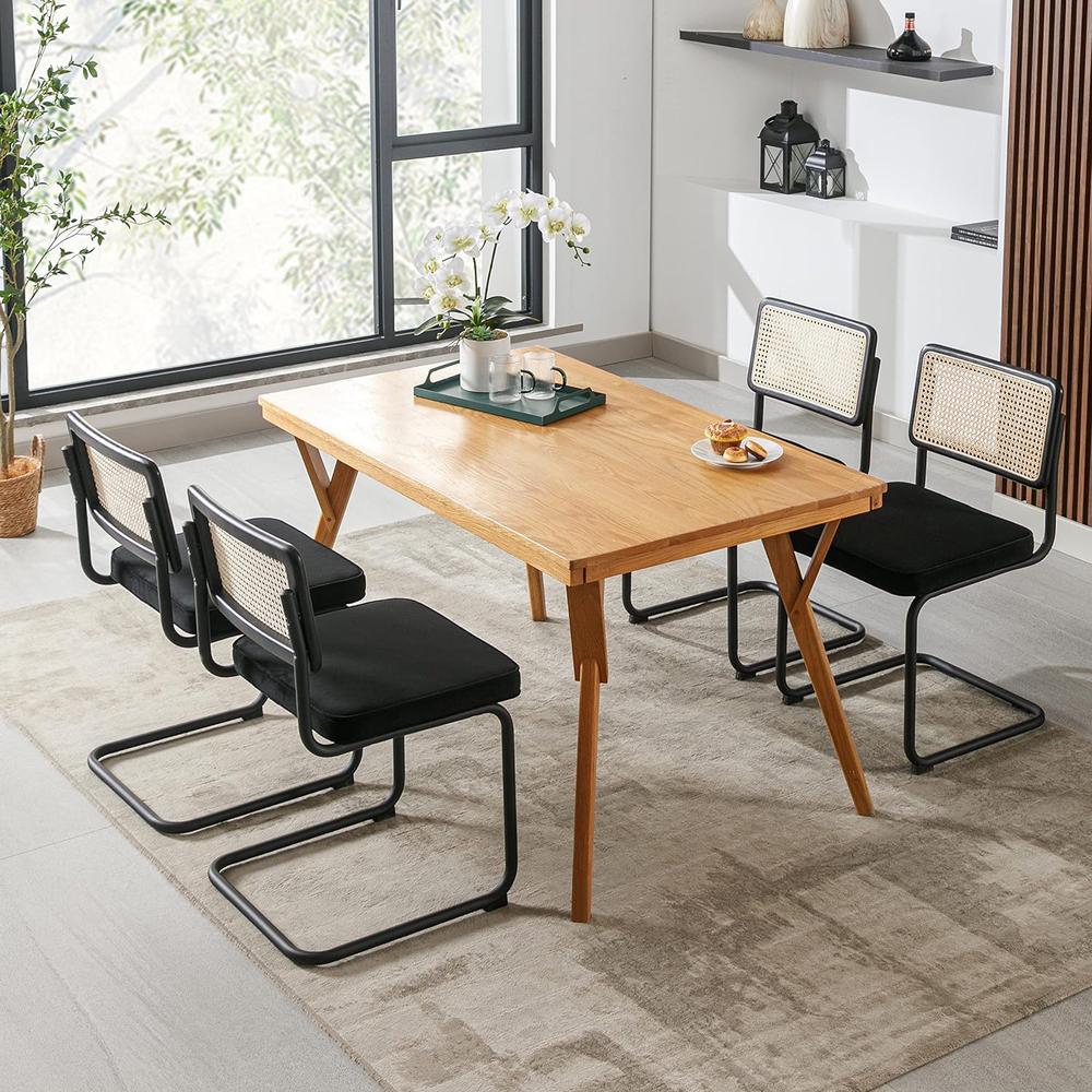 Foto 6 | Set Sillas Esterilla Midtown Concept Negras 2 Piezas