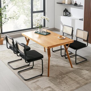 Foto 6 | Set Sillas Esterilla Midtown Concept Negras 2 Piezas
