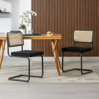 Foto 8 | Set Sillas Esterilla Midtown Concept Negras 2 Piezas