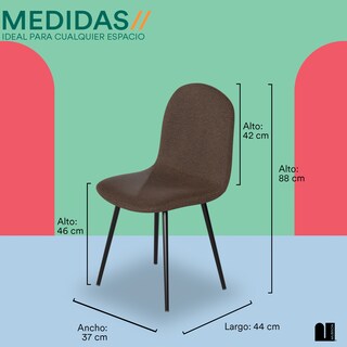 Foto 5 | Set De 4 Sillas Para Comedor Mubson Sillas Sacre