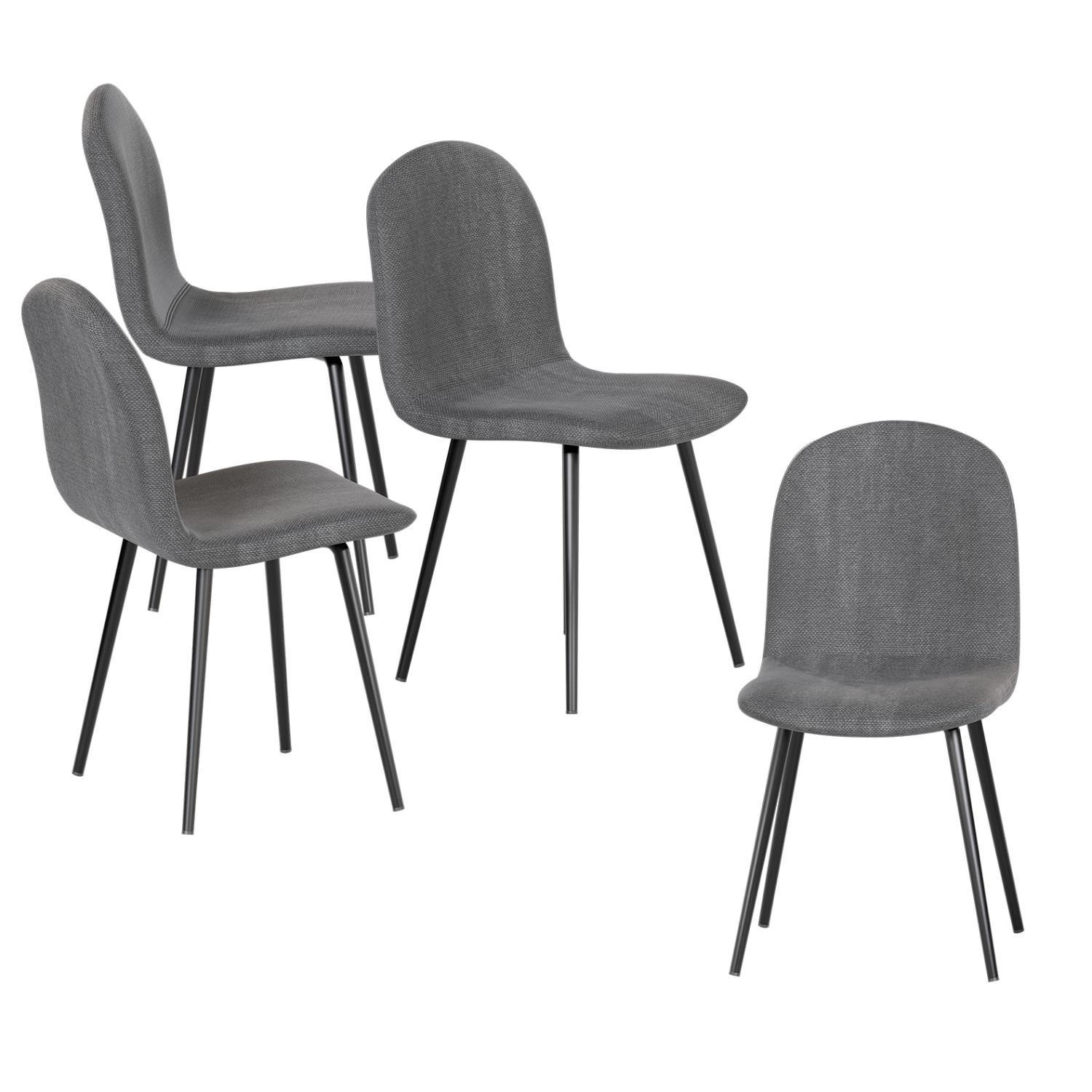 Foto 2 pulgar | Set De 4 Sillas para Comedor Mubson