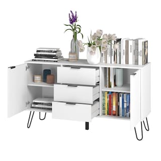Foto 3 | Cajonera Midtown Concept 2 Puertas 3 Cajones Blanca