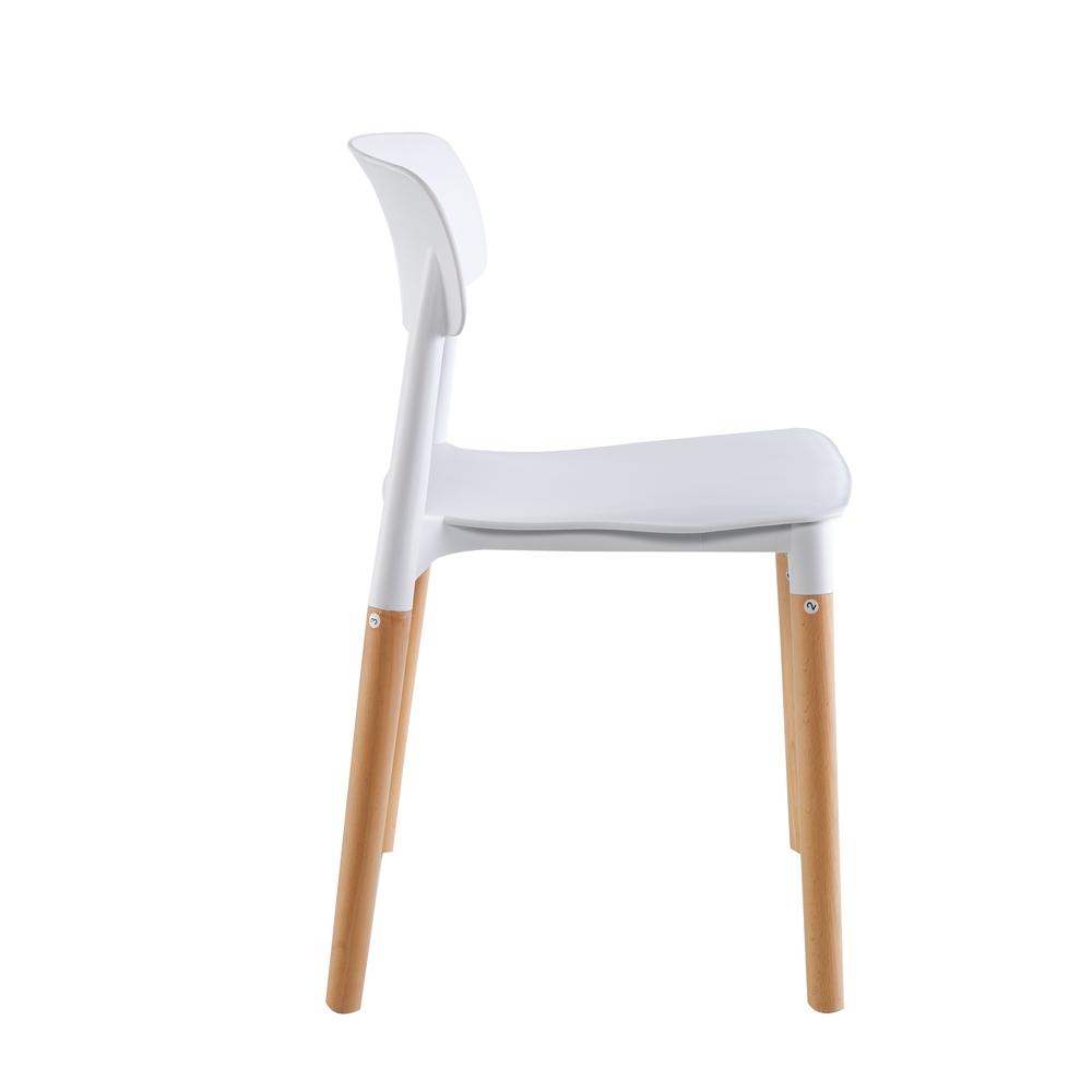Foto 4 pulgar | Sillas Estocolmo Midtown Concept con Patas de Madera 4 Piezas