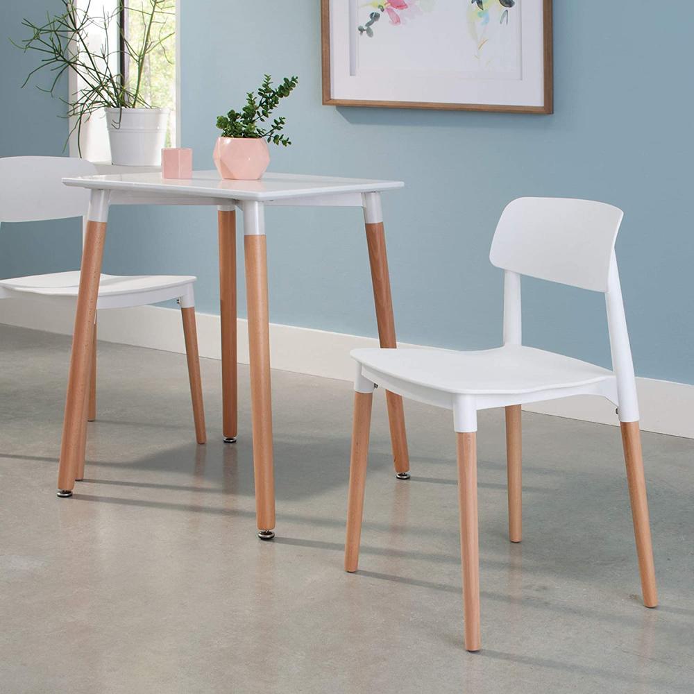 Foto 7 | Sillas Estocolmo Midtown Concept con Patas de Madera 4 Piezas