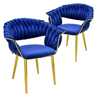 Foto 1 | Set de 2 Sillas Rack & Pack Tapizadas en Azul