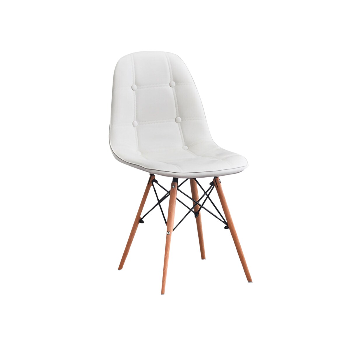 Set de 4 Sillas Pidotodo Eames Blancas $3,299